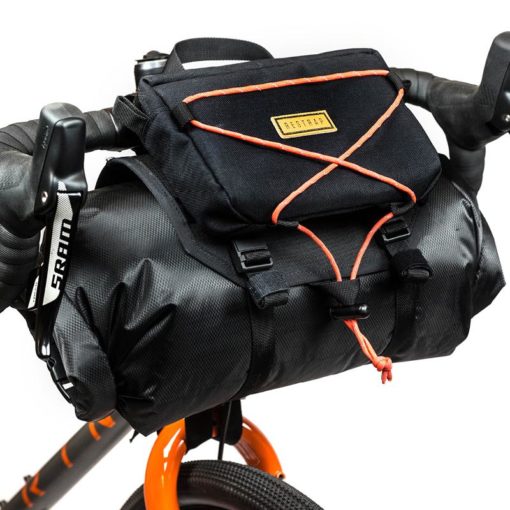 Restrap bikepacking handlebar bag (holster + dry bag)