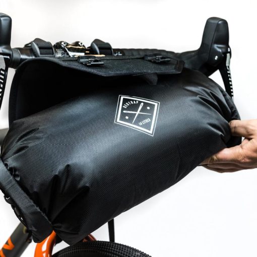 Restrap bikepacking handlebar bag (holster + dry bag)