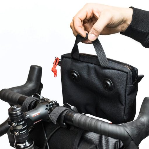 Restrap bikepacking handlebar bag (holster + dry bag)