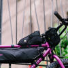 Bikepacking top tube bag Miss Grape Node