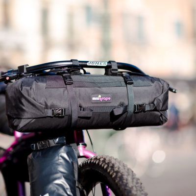 Bikepacking handlebar bag Miss Grape Tendril