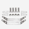 Clamp set for seat stay mounting