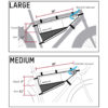 Sacoche de cadre bikepacking Blackburn Design Outpost (Large / Medium)
