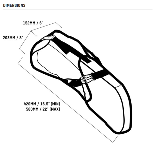 Sacoche de selle bikepacking Blackburn Design Outpost